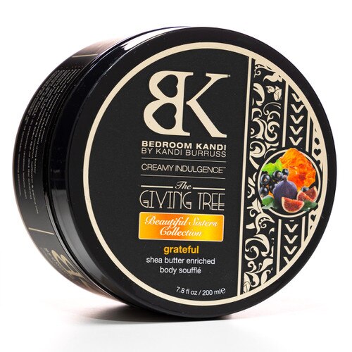 A jar of the The Giving Tree Creamy Indulgence in Grateful
