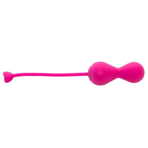 The extended Lovelife Krush on a white background featuring an hourglass kegel ball and tail