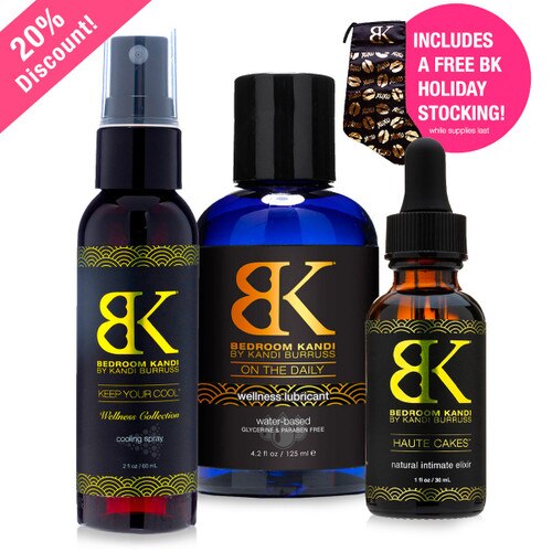 An image of the items in the Menopause Survival Set from Bedroom Kandi with 10% off MRSP