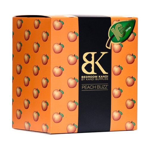 Peach Buzz tenth anniversary of Bedroom Kandi Packaging