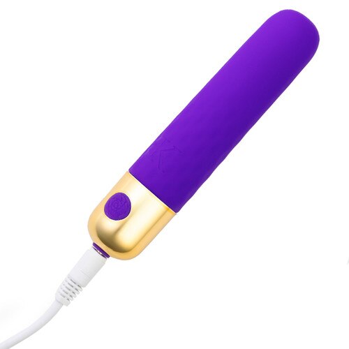 USB rechargeable rocket bullet vibe charging with its cable