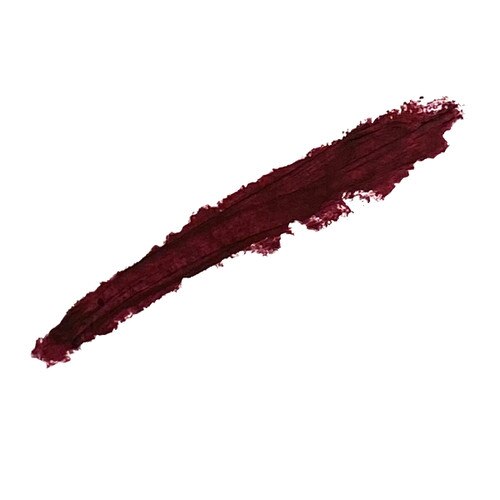 Date Night - A swatch of a deep eggplant lipstick with red-brown undertones on a white background